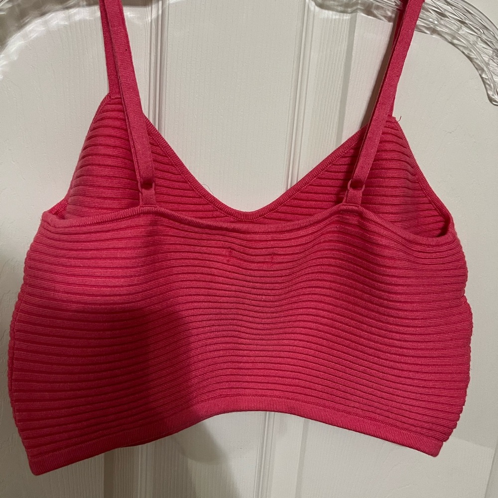 Aerie Crop Sweater Cami sz L - Picture 2 of 6